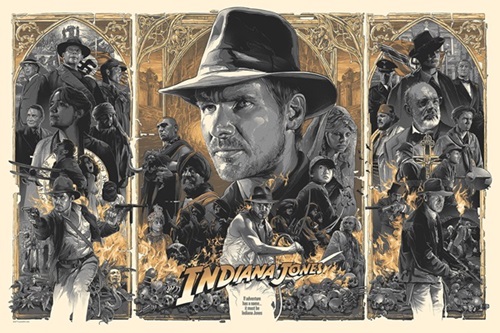 Indiana Jones Trilogy (Variant) by Gabz