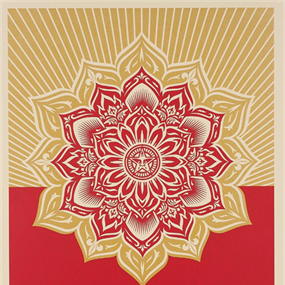 Obey Holiday Mandala by Shepard Fairey