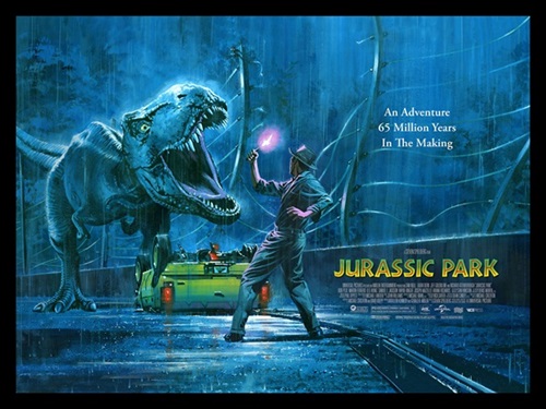 Jurassic Park (Quad Poster) by Paul Mann