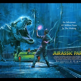 Jurassic Park (Quad Poster) by Paul Mann