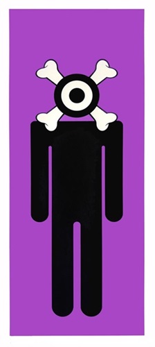 Purple Pedestrian #4  by Russell Shaw Higgs