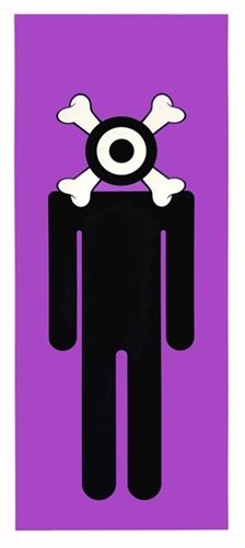 Purple Pedestrian #4  by Russell Shaw Higgs