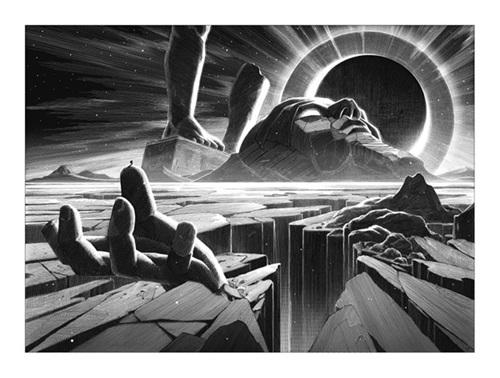 Ozymandias (Screenprint) by Nicolas Delort