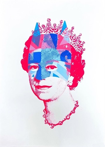 Rich Enough To Be Batman (Queenie Blue Union Jack) by Heath Kane