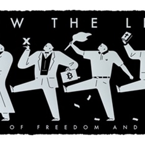 Follow The Leader (White) by Cleon Peterson