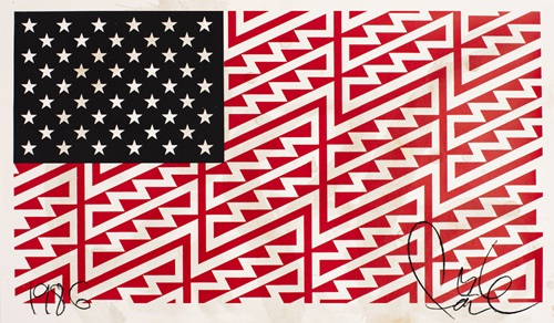 Star Spangled Shadows (Faile Flag)  by Faile