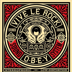 Vive Le Rock by Shepard Fairey