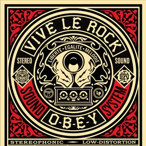 Vive Le Rock by Shepard Fairey