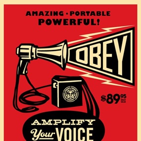 Obey Megaphone by Shepard Fairey