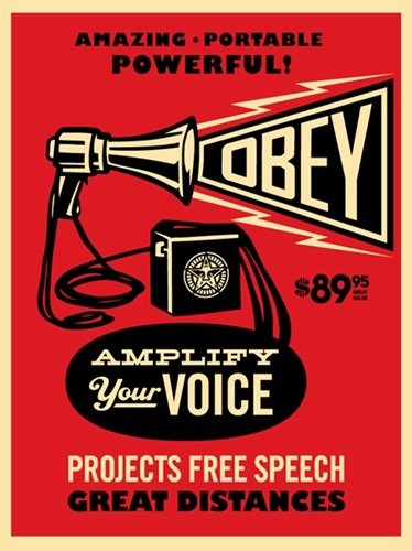 Obey Megaphone  by Shepard Fairey