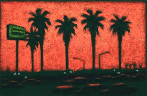 LA Lot Sunset  by Jane Dickson