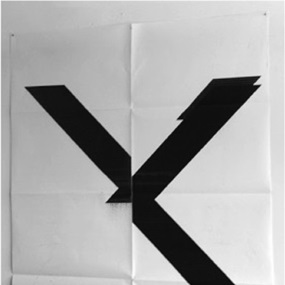 X Poster (2015) by Wade Guyton