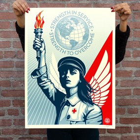 Angel Of Hope & Strength by Shepard Fairey