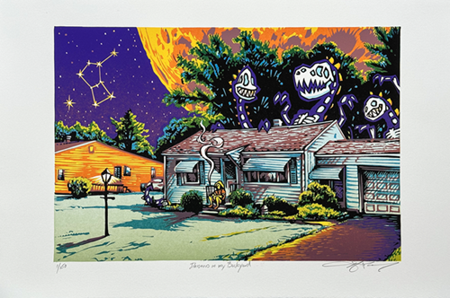 Dinosaurs In My Backyard  by AJ Masthay