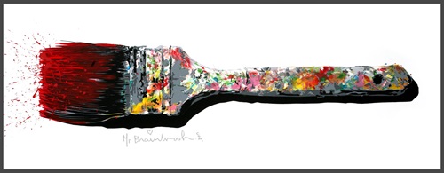 Weapon Of Choice (Red) by Mr Brainwash