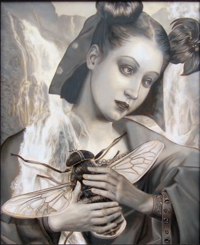 Madonna And Horsefly  by John Brophy