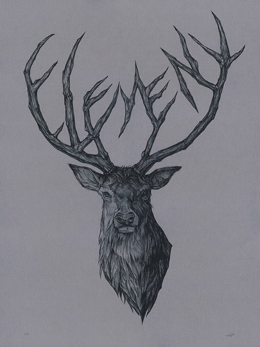 Stag (Metallic Variant) by Ryan Milner