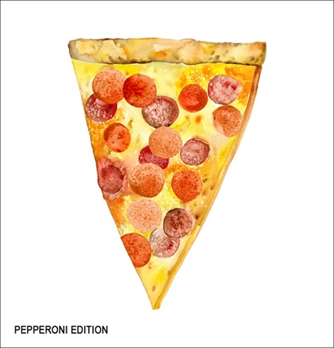 Pizza Print (Pepperoni Edition) by David Choe