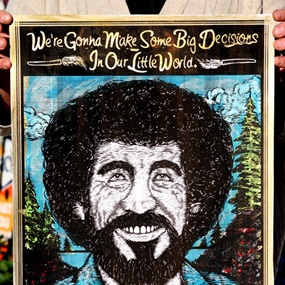 Bob Ross (Variant) by Zeb Love