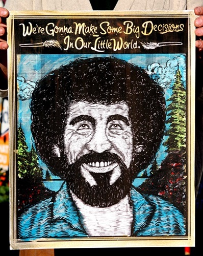 Bob Ross (Variant) by Zeb Love