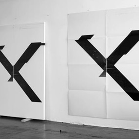 X Poster (2013) by Wade Guyton