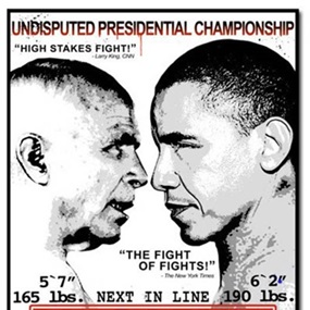 Obama vs McCain by Mr Brainwash