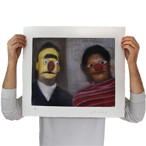 Real Fake Bert And Ernie  by Tim Gatenby