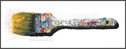 Weapon Of Choice (Yellow) by Mr Brainwash