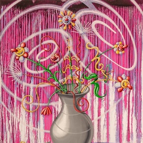 Flores (Magenta) by Kenny Scharf