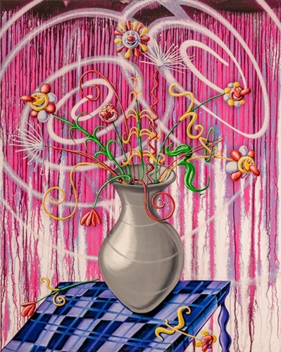 Flores (Magenta) by Kenny Scharf