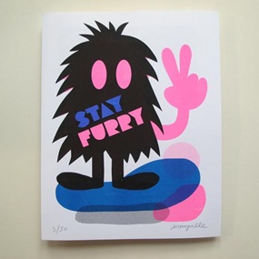 Stay Furry (Risograph) by Jeremyville