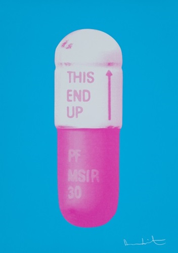 The Cure (Vivid Blue / Cloudy Pink / Candy Floss Pink) by Damien Hirst