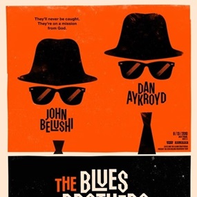 The Blues Brothers by Olly Moss