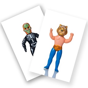 Tiger Mask / Skull Star by Haroshi