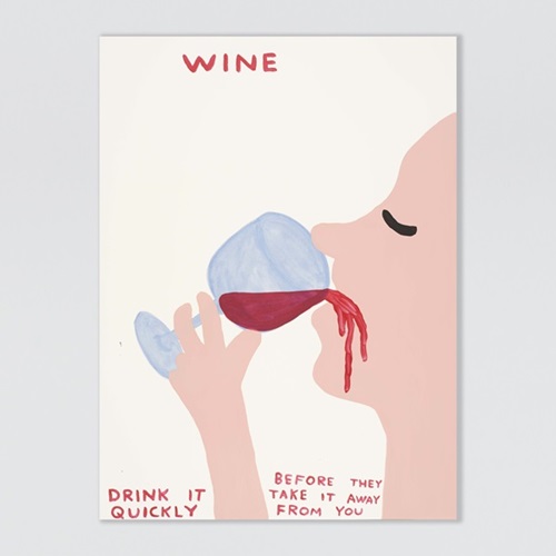 Wine  by David Shrigley