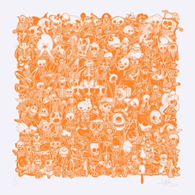 The Book Of Bare Bones (Fluro Orange) by Will Blood