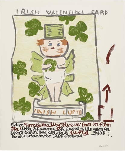 Irish Cupid  by Rose Wylie