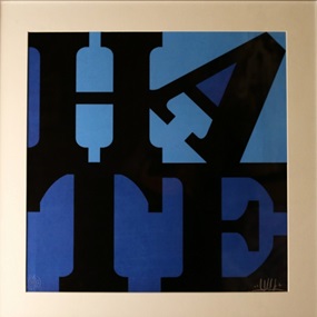 Hate (Blue) by D*Face