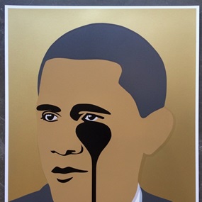 Crying Obama (Gold) by Pure Evil
