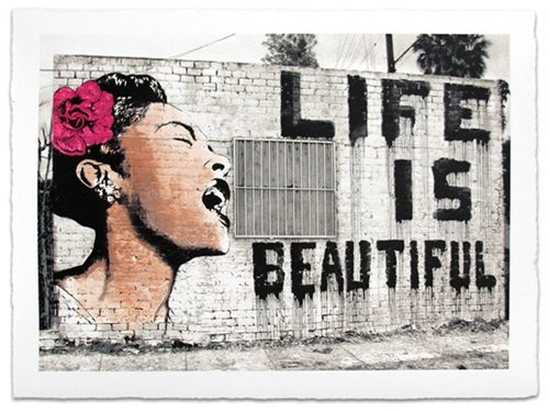 Billie Is Beautiful  by Mr Brainwash