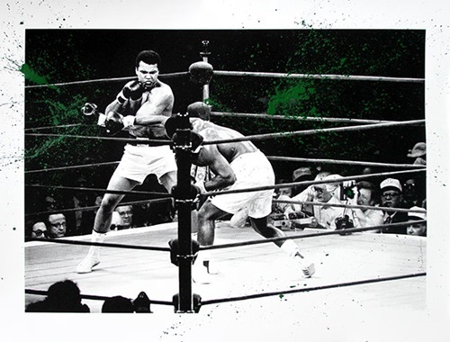 Majestic Ali (Green) by Mr Brainwash