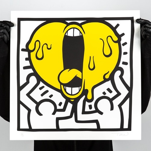 Dancing Screaming Heart (Yellow) by Antoine Tava