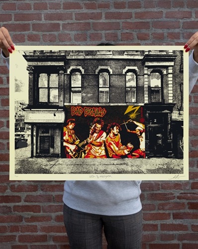 Bad Brains Bowery & Bleeker (First Edition) by Shepard Fairey
