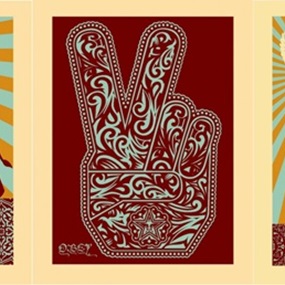 Peace Series Print Set by Shepard Fairey