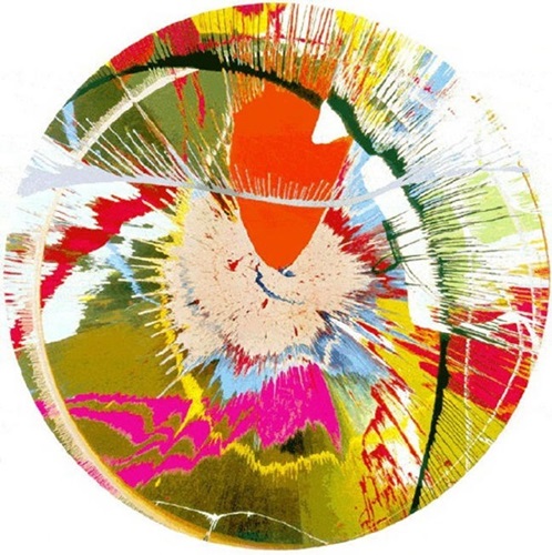 Beautiful, Galactic, Exploding Screenprint (Spin)  by Damien Hirst