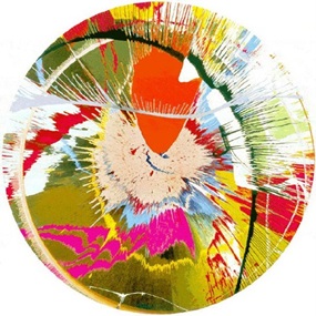 Beautiful, Galactic, Exploding Screenprint (Spin) by Damien Hirst