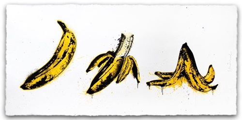 Banana Split (White) by Mr Brainwash