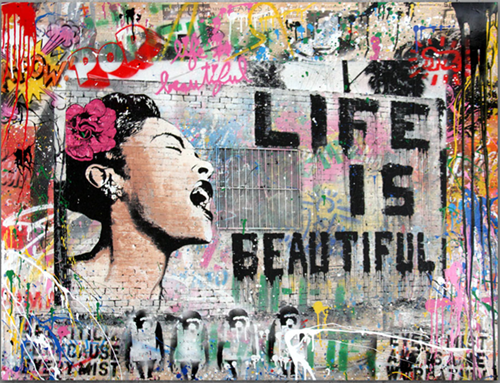 Billie Is Beautiful (HPM) by Mr Brainwash