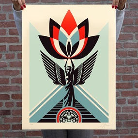 Lotus Angel by Shepard Fairey