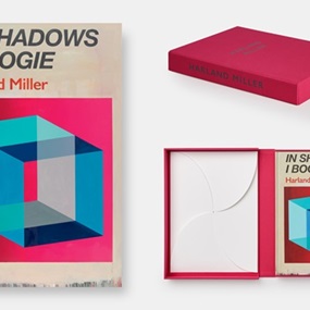 In Shadows I Boogie (Box Print) (Red) by Harland Miller